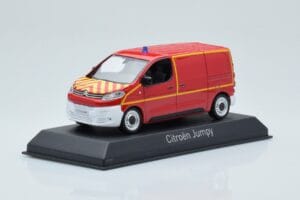 Citroen Jumpy Van Sapeurs Pompiers Czerwony Norev 1:43 155822 Metal — zdjęcie 2 z 4