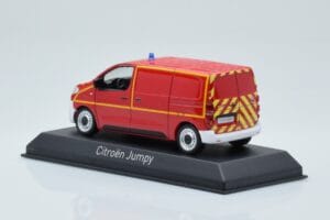 Citroen Jumpy Van Sapeurs Pompiers Czerwony Norev 1:43 155822 Metal — zdjęcie 3 z 4