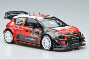 Citroen C3 WRC #10 K. Meeke / P. Nagle Rally Monte Carlo 2018 Norev 1:18 181636 Metal — zdjęcie 4 z 6