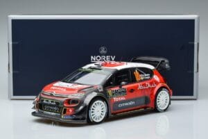 Citroen C3 WRC #10 K. Meeke / P. Nagle Rally Monte Carlo 2018 Norev 1:18 181636 Metal — zdjęcie 6 z 6