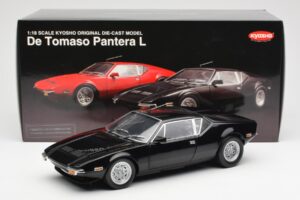 De Tomaso Pantera Czarny Kyosho 1:18 08851BK Metal — zdjęcie 8 z 8