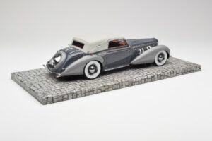 Delage D8 120 Kabriolet Szary & Ciemnoszary Minichamps 1:18 107115134 Metal — zdjęcie 2 z 6