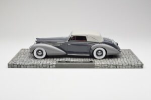 Delage D8 120 Kabriolet Szary & Ciemnoszary Minichamps 1:18 107115134 Metal — zdjęcie 3 z 6
