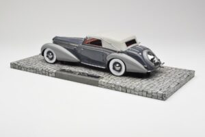 Delage D8 120 Kabriolet Szary & Ciemnoszary Minichamps 1:18 107115134 Metal — zdjęcie 5 z 6