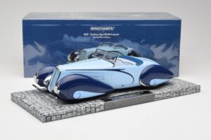 Delahaye Type 135-M Kabriolet Mullin Museum Minichamps 1:18 107116160 Metal — zdjęcie 2 z 6
