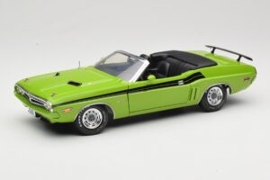 Dodge Challenger Kabriolet Zielony Greenlight 1:18 12803-06G Metal