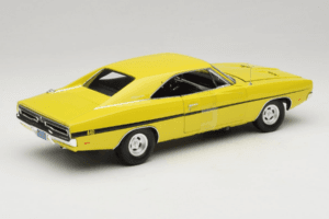 Dodge Charger R/T Żółty Dirty Mary Crazy Larry Auto World 1:18 AWSS101/06 Metal — zdjęcie 3 z 8