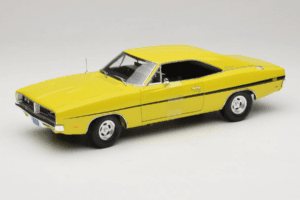 Dodge Charger R/T Żółty Dirty Mary Crazy Larry Auto World 1:18 AWSS101/06 Metal