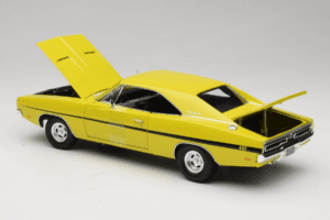 Dodge Charger R/T Żółty Dirty Mary Crazy Larry Auto World 1:18 AWSS101/06 Metal — zdjęcie 5 z 8