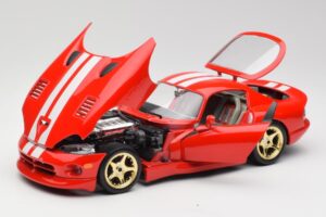 Dodge Viper GTS Czerwony Bburago 1:18 3075 Metal — zdjęcie 2 z 8