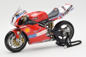 Ducati 998R WSB #1 T. Bayliss Ducati Infostrada 2002 Minichamps 1:12 122021201 Metal — zdjęcie 2 z 6