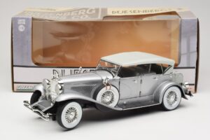 Duesenberg SJ Srebrny GreenLight 1:18 13525 Metal — zdjęcie 8 z 8