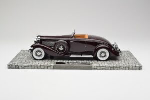 Duesenberg SJN Convertible Coupe Bordowy Minichamps 1:18 107150331 Metal — zdjęcie 3 z 6