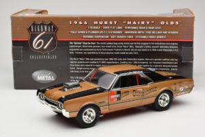 Oldsmobile 442 Hurst Hairy Olds Twin-Engine 4WD 1966 Highway 61 1:18 50089 Metal — zdjęcie 8 z 8