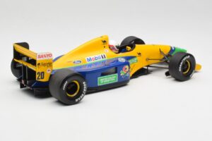 Benetton B191 #19 M. Schumacher F1 1991 Minichamps 1:18 100910119 Metal — zdjęcie 2 z 6