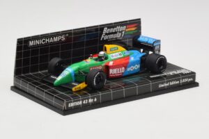 Benetton Ford B188 #19 A. Nannini Race Car 1988 Minichamps 1:43 400890119 Metal — zdjęcie 2 z 4