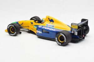 Benetton Ford B191 #20 R. Moreno F1 1991 Minichamps 1:18 100910019 Metal — zdjęcie 5 z 6