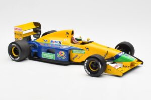 Benetton Ford B191B #20 M. Brundle F1 Early Season 1992 Minichamps 1:18 100920120 Metal — zdjęcie 4 z 6