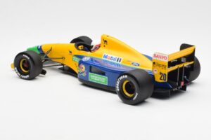 Benetton Ford B191B #20 M. Brundle F1 Early Season 1992 Minichamps 1:18 100920120 Metal — zdjęcie 5 z 6