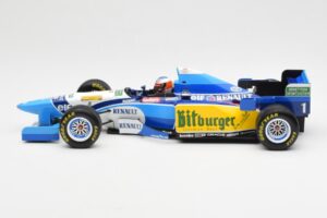 Benetton B195 Renault #1 M. Schumacher Winner Japanese GP 1995 Minichamps 1:18 510953401 Metal — zdjęcie 3 z 6