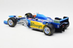 Benetton B195 Renault #1 M. Schumacher Winner Japanese GP 1995 Minichamps 1:18 510953401 Metal — zdjęcie 5 z 6