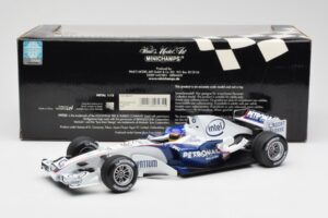 BMW Sauber F1.06 #17 J. Villeneuve F1 2006 Minichamps 1:18 100060017 Metal — zdjęcie 6 z 6