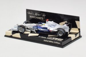 BMW Sauber F1.06 #10 N. Heidfeld Hungarian GP 3rd Place 2006 Minichamps 1:43 400060116 Metal — zdjęcie 3 z 5