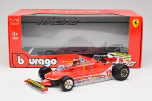 Ferrari 312T4 #12 G. Villeneuve South African Grand Prix 1979 Bburago 1:18 18-16814 Metal — zdjęcie 6 z 6