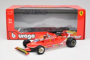 Ferrari 312T4 #12 G. Villeneuve United States Grand Prix East Winner 1979 Bburago 1:18 18-16814-18-01546 Metal — zdjęcie 6 z 6