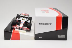 Haas VF-22 #47 M. Schumacher Bahrain GP 2022 Minichamps 1:18 147220147 Metal — zdjęcie 6 z 7