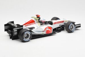 Honda RA106 Honda Racing Team R. Barrichello F1 Showcar 2006 Minichamps 1:18 08MF1-06B-CRB18 Metal — zdjęcie 2 z 6