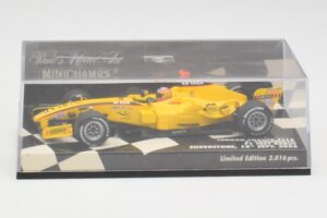 Jordan EJ15 S. Yamamoto F1 Silverstone Test 2005 Minichamps 1:43 400050239 Metal — zdjęcie 5 z 6