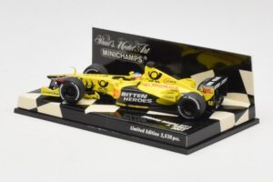 Jordan Honda EJ11 #11 J. Trulli F1 2001 Minichamps 1:43 400010012 Metal — zdjęcie 3 z 5