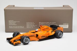 McLaren Mercedes MP4-20 G. Paffett F1 Test Car 2006 Minichamps 1:18 B66962342 Metal — zdjęcie 6 z 6