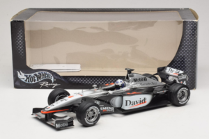 McLaren MP4-16 Mercedes #3 D. Coulthard F1 2001 Hot Wheels 1:18 50199 Metal — zdjęcie 6 z 6