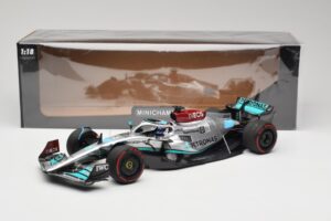 Mercedes AMG W13 E Performance Petronas #63 G. Russell Brazilian GP 1st Win 2022 Minichamps 1:18 110222163 Żywica — zdjęcie 7 z 7