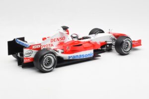 Toyota TF106 Panasonic Toyota Racing J. Trulli F1 Presentation 2006 Minichamps 1:18 AM59554H Metal — zdjęcie 2 z 6