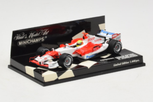 Toyota TF106 Panasonic #11 R. Schumacher Panasonic Toyota Racing Showcar 2006 Minichamps 1:43 400060077 Metal — zdjęcie 2 z 5