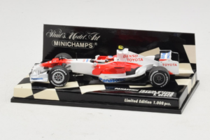 Toyota T. Glock Panasonic Toyota Racing Showcar F1 2008 Minichamps 1:43 400080082 Metal