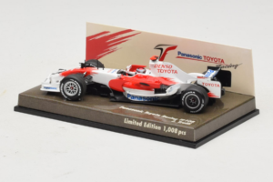 Toyota TF108 Panasonic #12 J. Trulli F1 2008 Minichamps 1:43 AM611513 Metal — zdjęcie 3 z 5