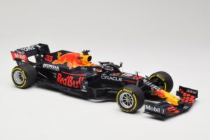 Red Bull Racing Honda RB16B #33 M. Verstappen Mexican GP Winner 2021 Minichamps 1:18 110211933 Żywica — zdjęcie 4 z 6