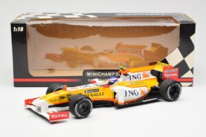 Renault F1 Team R29 #10 R. Grosjean F1 2009 Minichamps 1:18 150090108 Metal — zdjęcie 6 z 6