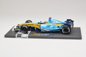 Renault R25 #5 F. Alonso 2nd Place Belgian GP 2005 Minichamps 1:18 117051605 Metal