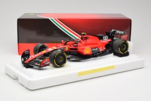 Scuderia Ferrari SF-23 #55 C. Sainz Belgian GP 2023 BBR 1:18 BBR231855C Metal — zdjęcie 7 z 7