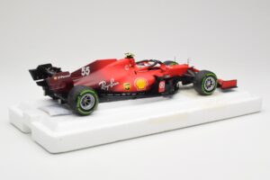 Scuderia Ferrari SF21 #55 C. Sainz Emilia Romagna GP 2021 BBR 1:18 BBR211855 Metal — zdjęcie 2 z 7