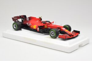 Scuderia Ferrari SF21 #55 C. Sainz Emilia Romagna GP 2021 BBR 1:18 BBR211855 Metal — zdjęcie 4 z 7