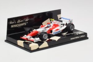 Toyota TF104 Panasonic Racing #0 R. Zonta 3rd Driver 2004 Minichamps 1:43 400040038 Metal — zdjęcie 2 z 5