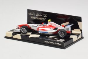 Toyota TF104 Panasonic Racing #0 R. Zonta 3rd Driver 2004 Minichamps 1:43 400040038 Metal — zdjęcie 3 z 5