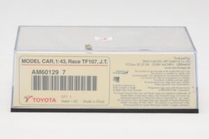 Toyota TF108 Showcar J. Trulli 2008 Minichamps 1:43 AM601297 Metal — zdjęcie 4 z 5
