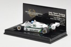Williams FW08 #6 K. Rosberg F1 World Champion 1982 Minichamps 1:43 436820106 Metal — zdjęcie 2 z 4